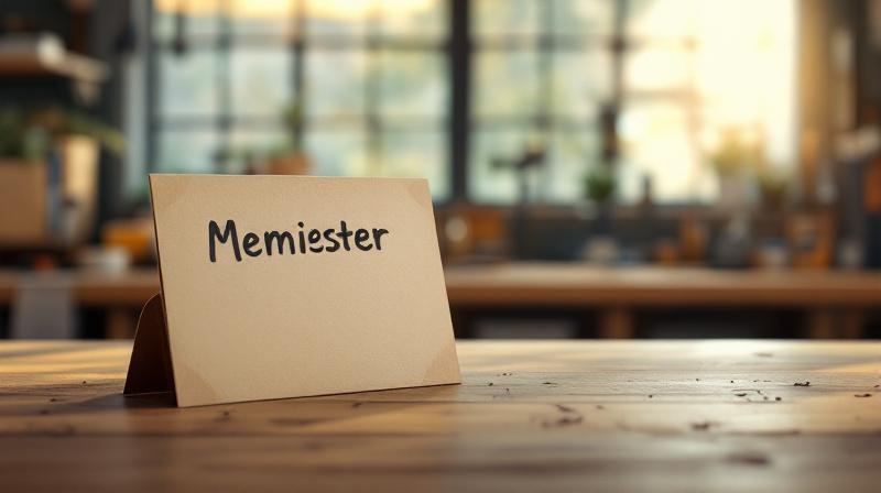 Schreibtisch mit Meisterunterlagen links und Wirtschaftsfachwirt-Unterlagen rechts